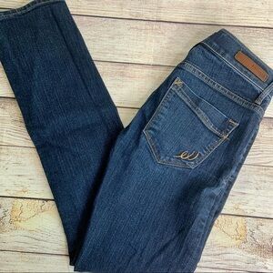 Express Skinny Mid Rise Jeans 0 Short
